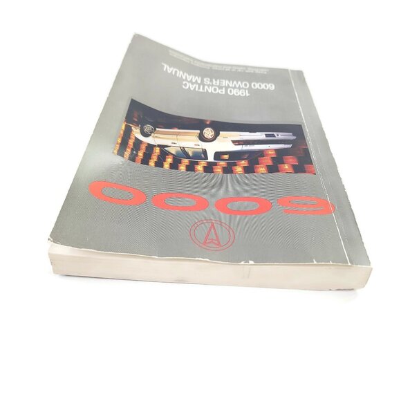 1990 Pontiac 6000 Automobile Car Owner's Instruction Manual With Binder GM 90s - Picture 7 of 12